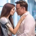 Elon Musk İnsansı Robot Öpüşme