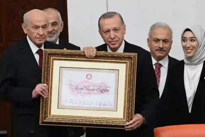 Recep Tayyip Erdoğan - Mazbata Töreni