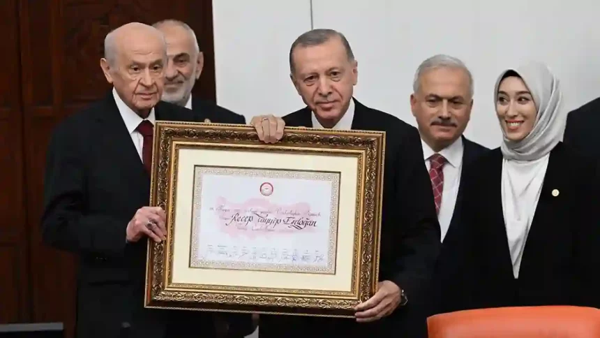 Recep Tayyip Erdoğan - Mazbata Töreni