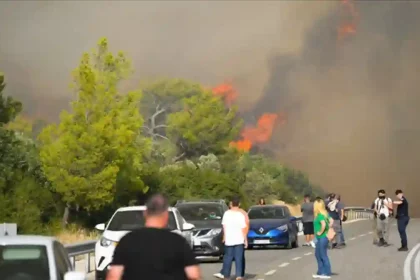 Yunanistan Orman Yangını