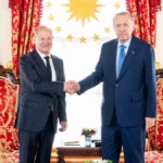 Olaf Scholz - Recep Tayyip Erdoğan