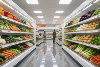 Market Sebze Meyve reyonu