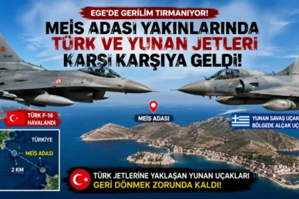 Türk Yunan Uçakları Meis Adası